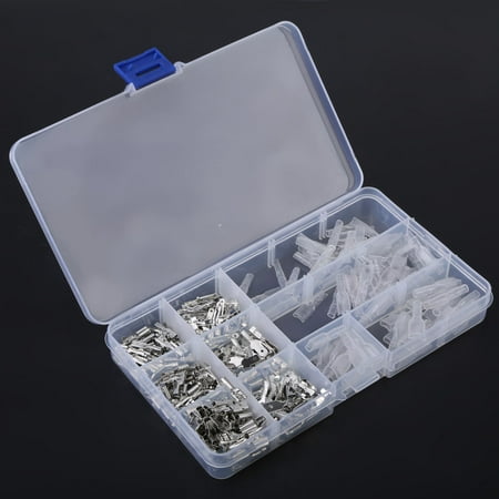 Blade Connector TOPINCN Fully Insulated Female/Male Spade Quick Wire Crimp Terminals Kit Blade Connector TOPINCN Fully Insulated Female/Male Spade Quick Wire Crimp Terminals Kit